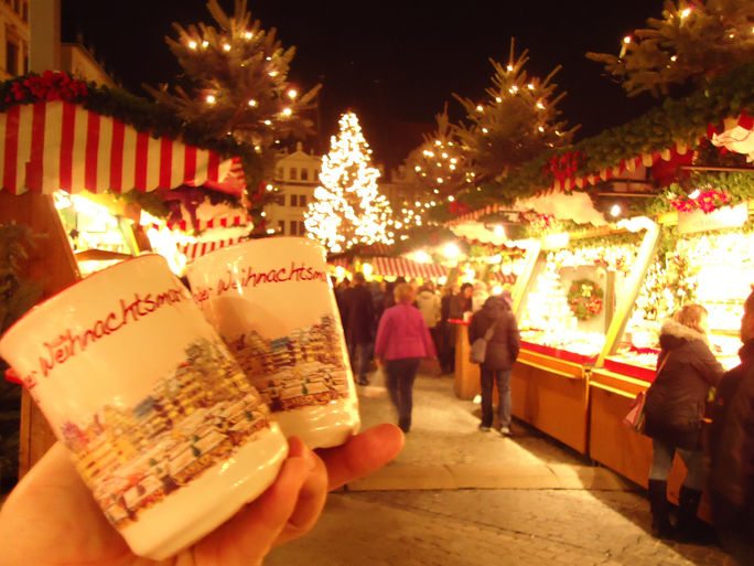 Christmas market, Germany, mulled wine