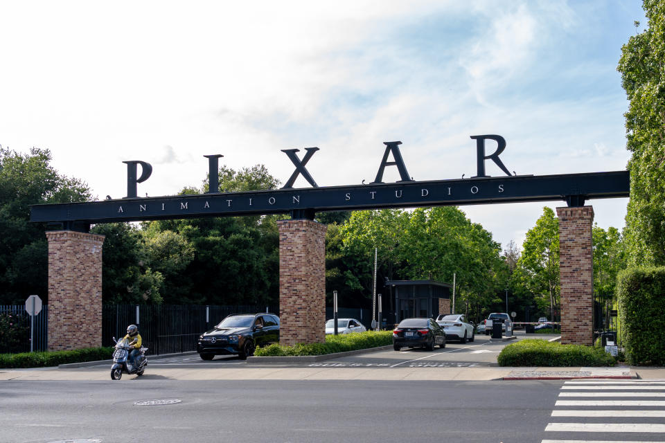 Pixar Animation Studios in Emeryville, CA, United States - June 5, 2023. Pixar Animation Studios is an American computer animation studio.