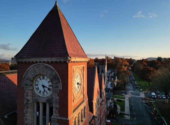 The Amherst Town Hall building