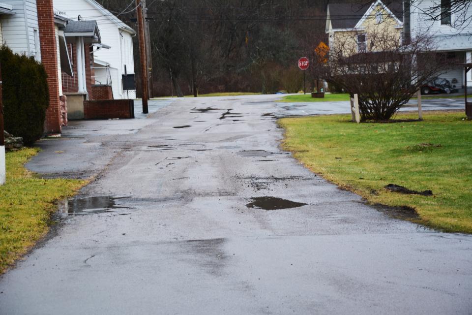 Monroe Street in Garrett is one of the streets listed for sidewalk rehabilitation.