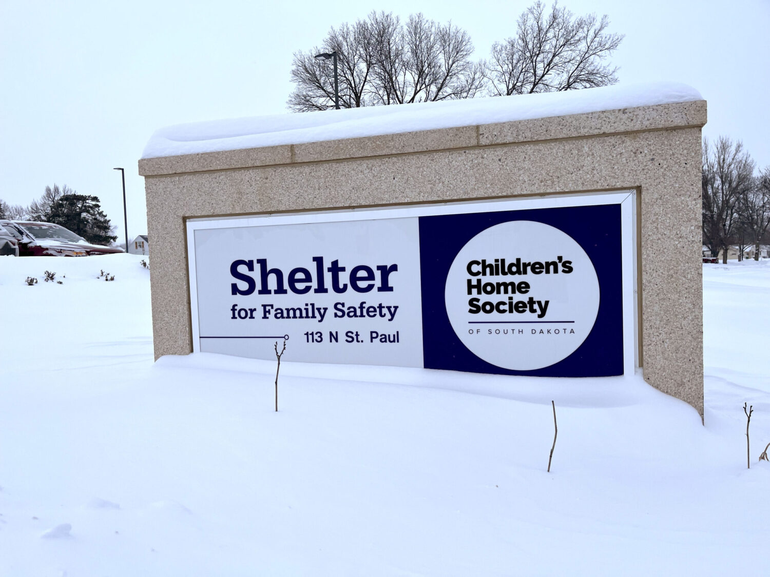 The Children's Home Shelter for Family Safety is located in northeast Sioux Falls. The shelter serves primarily the Sioux Falls area and surrounding counties. (Makenzie Huber/South Dakota Searchlight)
