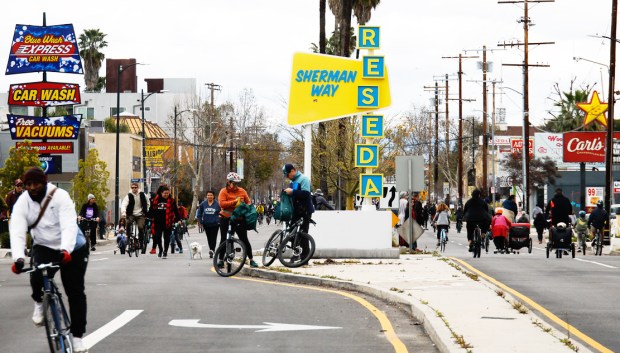 CicLAvia hit the San Fernando Valley in 2019. (Photo: Courtesy CicLAvia).