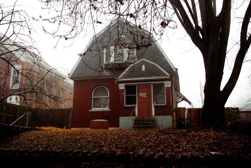 One of Dara Daugherty’s condemned rental homes on Wednesday, Jan. 24, 2024, in Tower Grove East.