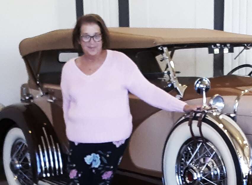 Fred Coste’s daughter, Dianne Martin, 71, of Alabama, stands for a portrait during a 2021 visit to a museum in Indiana. (Supplied photo)