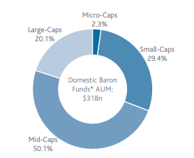 % of Aggregated Domestic Mutual Fund Assets by Market Cap Segment