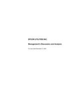 EPCOR Utilities Inc. - Management's Discussion and Analysis For year ended December 31, 2023 (CNW Group/Epcor Utilities Inc.)