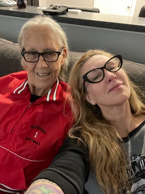 Melisa Gotto, right, is having the uncomfortable conversation about death and finances with her mom, Kim Slingluff, left, to avoid similar hardship she faced after her dad's death.