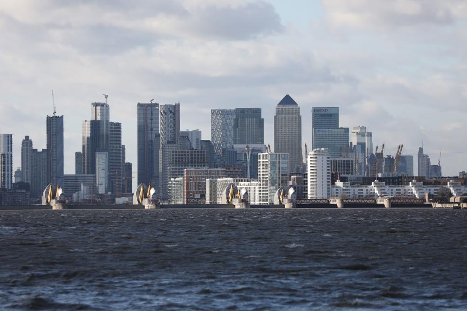 Canary Wharf and City of London (Luciana Guerra/PA) (PA Archive)