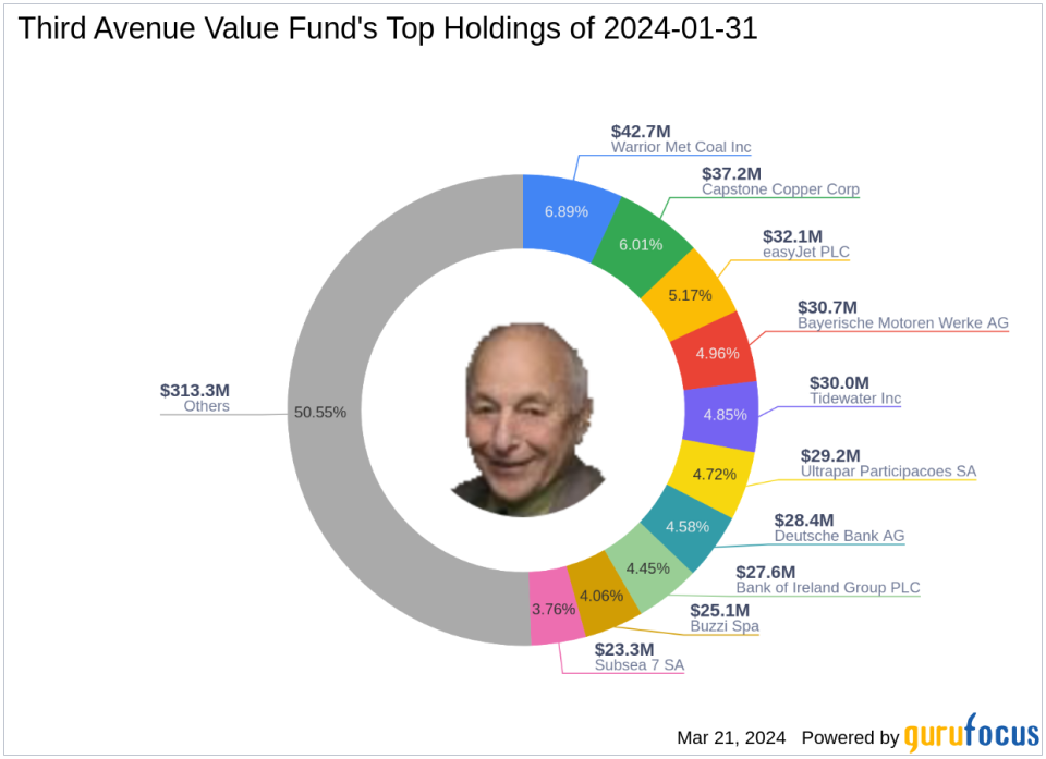 Third Avenue Value Fund Adjusts Portfolio, Warrior Met Coal Sees Significant Reduction