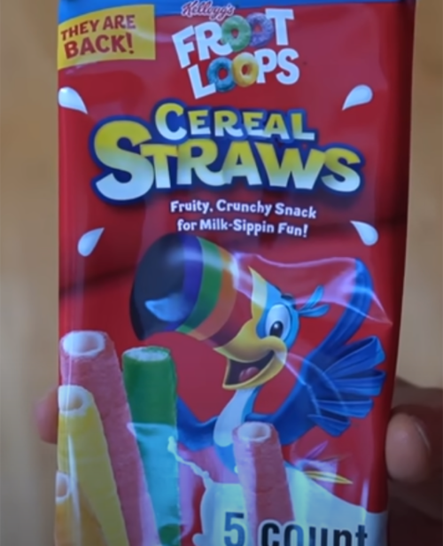 froot loops cereal straws