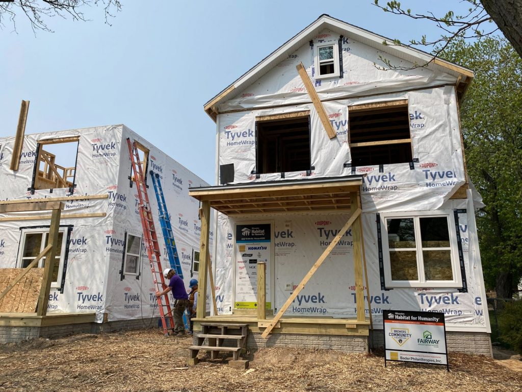 A Habitat for Humanity project on N. 6th Street. Photo by Graham Kilmer.