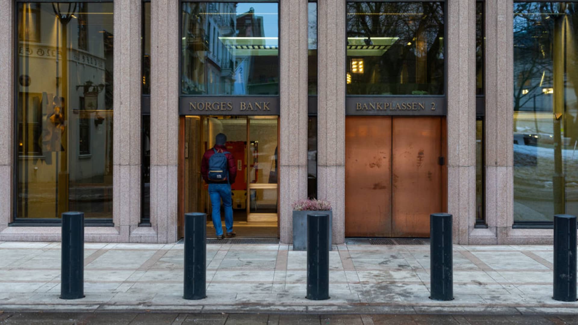 The headquarters of the Norges Bank, Norway's central bank, in Oslo, Norway , on Tuesday, Jan. 30, 2024.