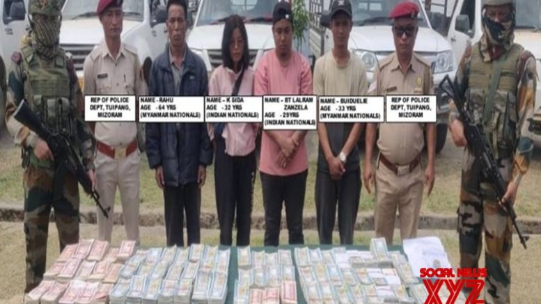 Six Myanmar nationals among 16 held with Indian & Myanmarese currencies