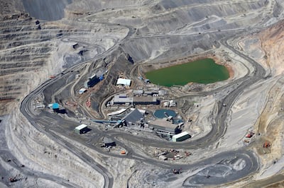 Anglo American's Los Bronces copper mine at Los Andes in Chile. A merged Anglo and BHP would create the world's largest copper producer. Reuters