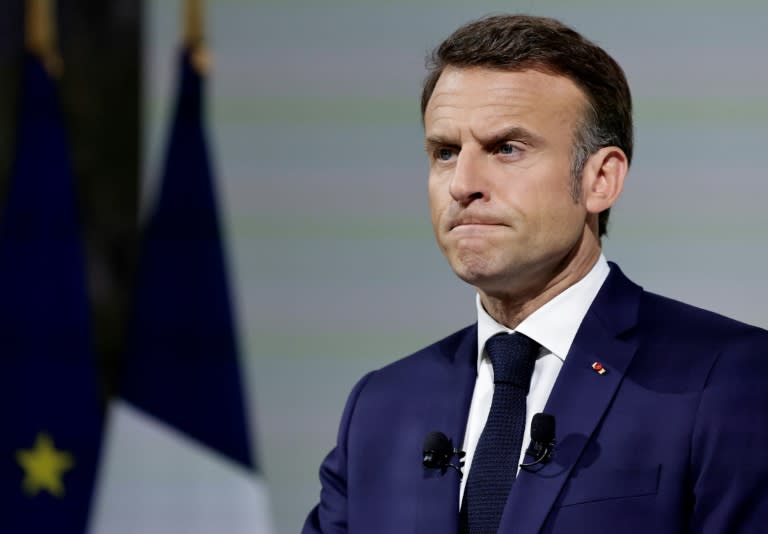 President Emmanuel Macron threw markets into turmoil by calling a snap election (STEPHANE DE SAKUTIN)