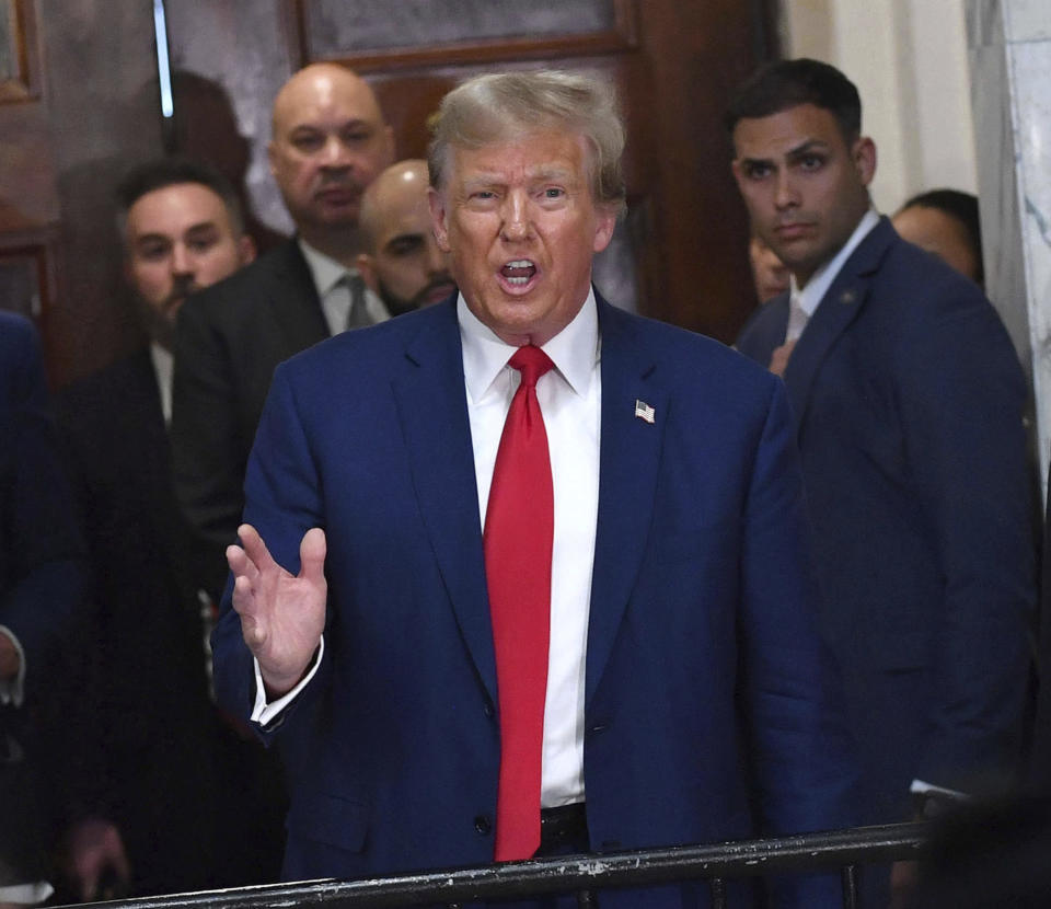 MAY 30th 2024: Former President Donald Trump is found guilty on all 34 counts of falsifying business records in the first degree in connection with the Stormy Daniels hush money trial case. - File Photo by: zz/Andrea Renault/STAR MAX/IPx 2024 1/11/24 Former President Donald Trump is seen on January 11, 2024 outside the New York State Supreme Courthouse on the day of closing arguments during his civil business fraud trial case in New York City. (NYC)