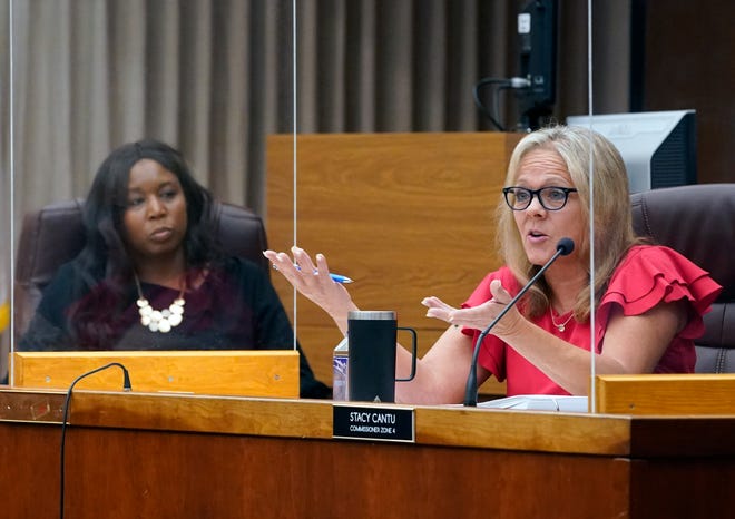 Daytona Beach City Commissioner Stacy Cantu has been keeping a close eye on the city's efforts to spend down built-up permits and licensing revenues that can only be spent within the parameters of state law.