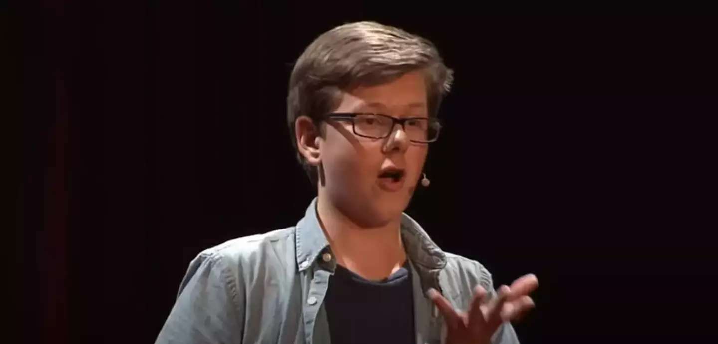 Erik Finman giving a TED Talk aged 15 (TEDx)