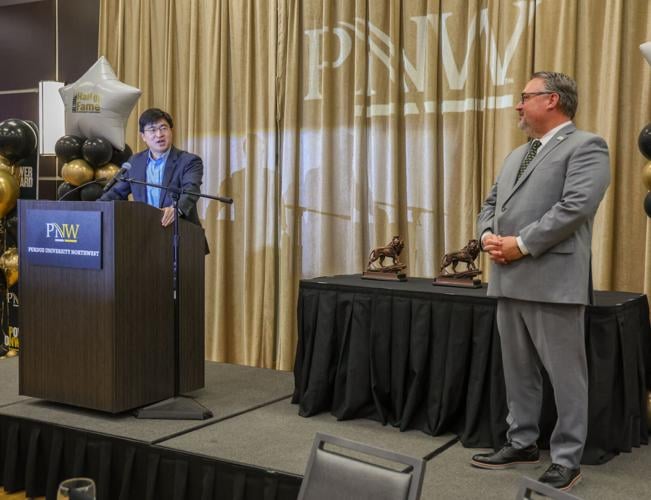 PNW’s 2024 Alumni Hall of Fame induction ceremony.