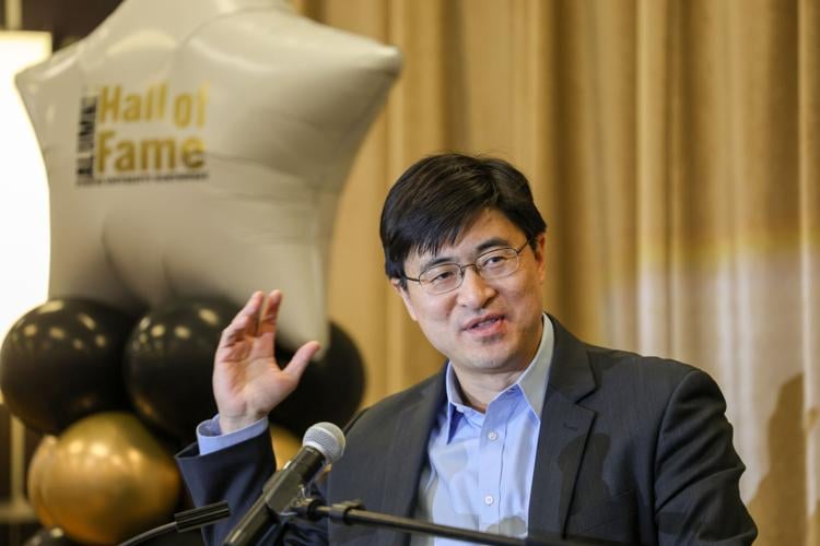 PNW’s 2024 Alumni Hall of Fame induction ceremony.