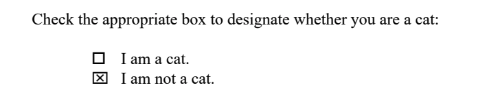 In Gill's 13G filing he included a box to identify whether or not he is a cat. 