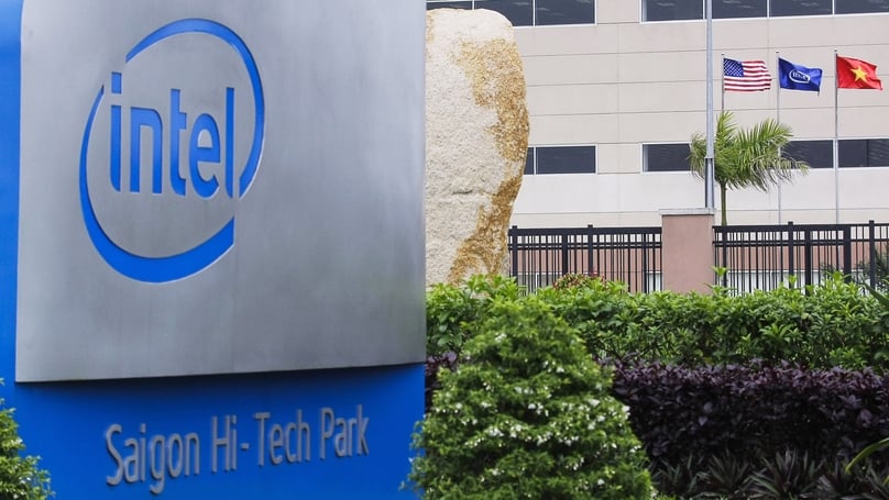  Intel's factory in Ho Chi Minh City. Photo courtesy of VTV.