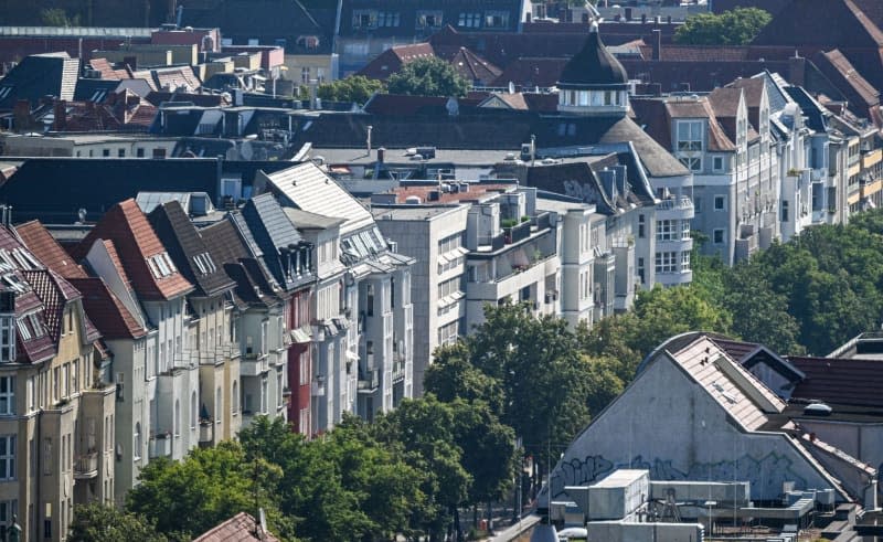 View of residential buildings and street trees in Bismarckstrasse. Jens Kalaene/dpa