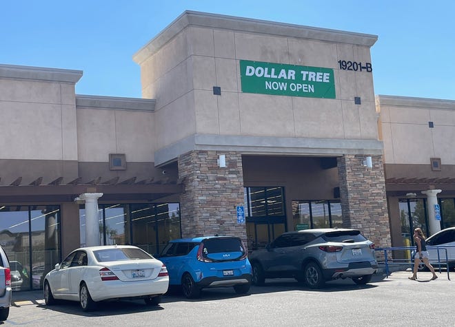 Dollar Tree wasted little time moving into the building once occupied by a 99 Cents Only Store in the Jess Ranch Marketplace in Apple Valley.