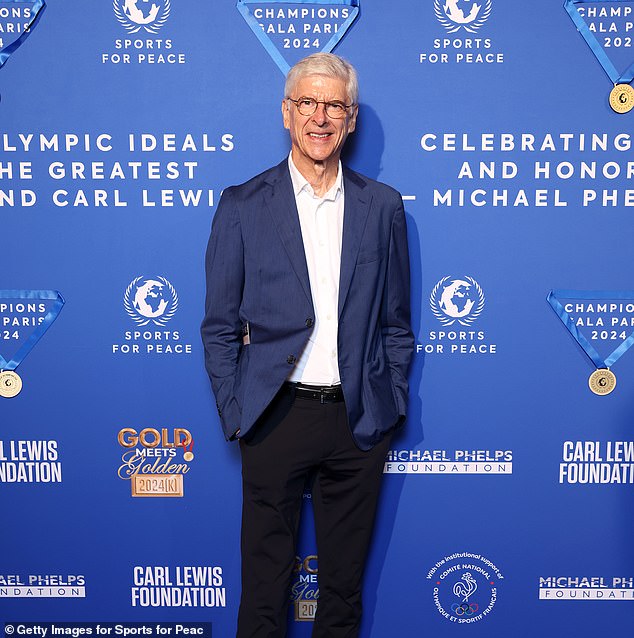 Ex-Arsenal boss Arsene Wenger attended the Olympic Gala Of Champions in Paris this week