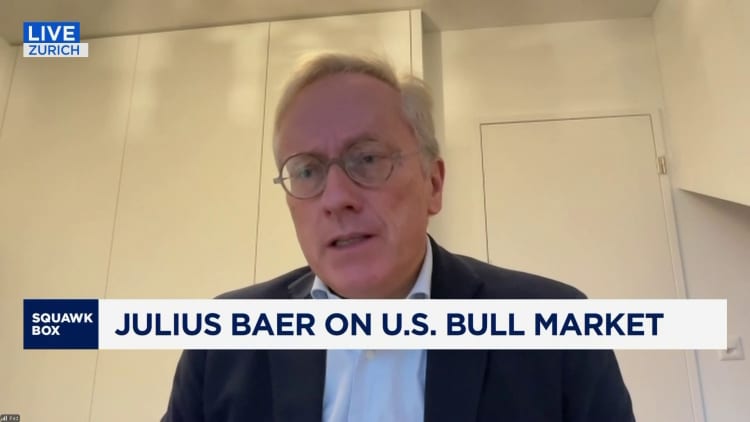 Valuation of U.S. market reflects confidence in benign outcome for the economy: Julius Baer CIO