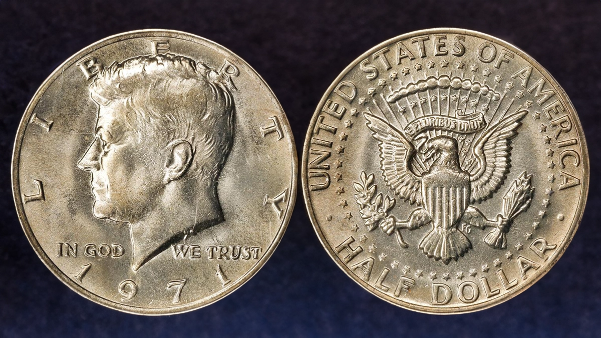 1971 Kennedy Half Dollar. Image: Stack's Bowers / CoinWeek.