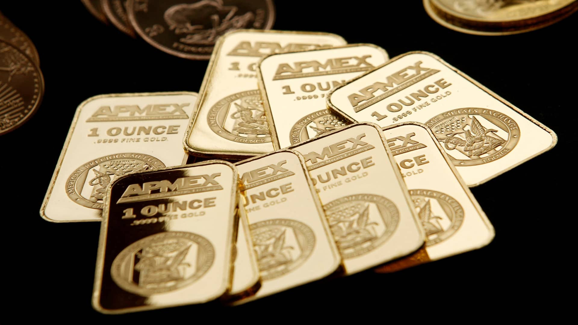 Gold Bullion from the American Precious Metals Exchange in New York on Sept. 15, 2011.