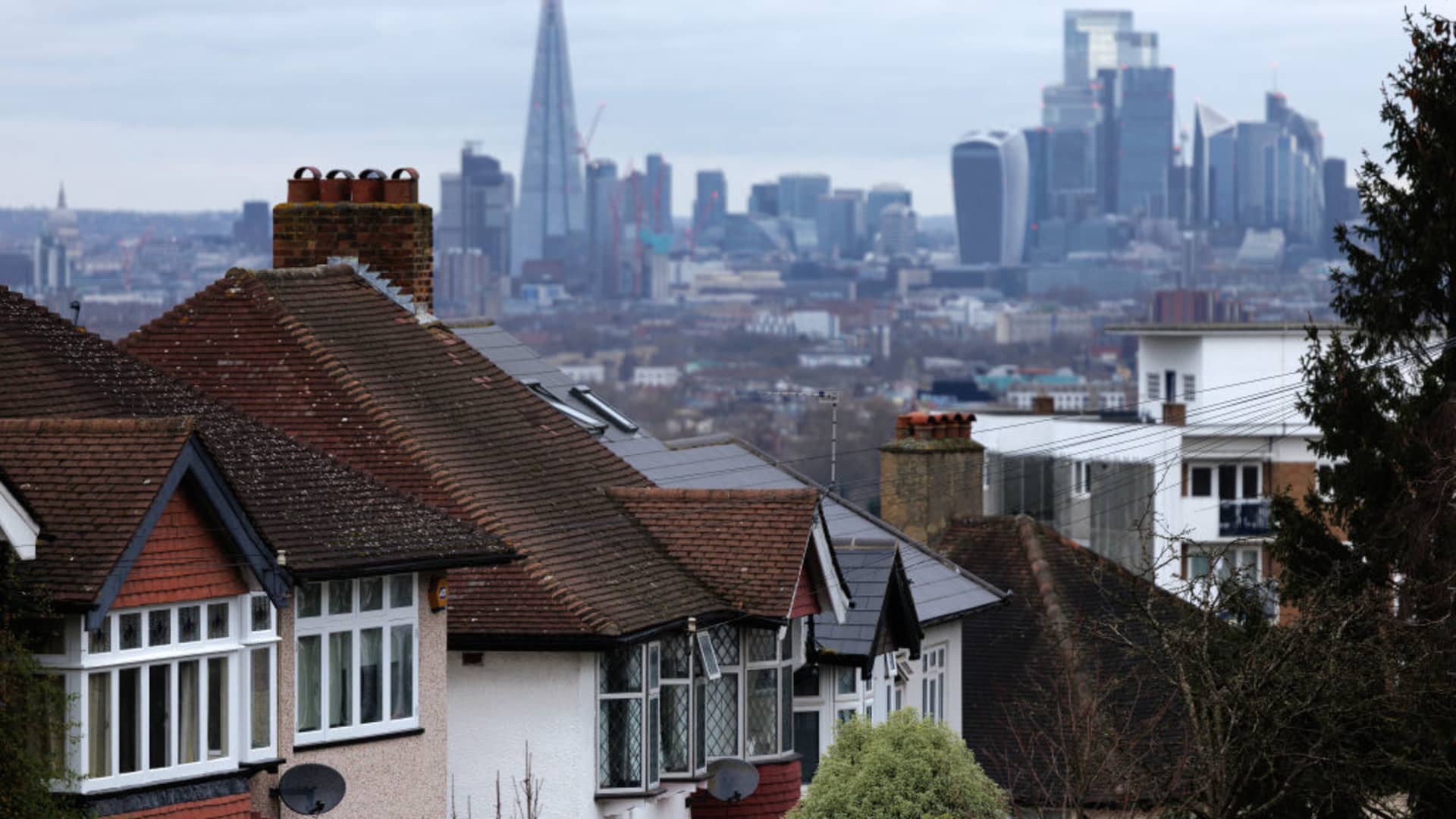 Houses in South London in February 2025.