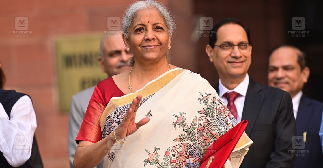 Union Finance Minister Nirmala Sitharaman at the Parliament House complex. Photo: PTI