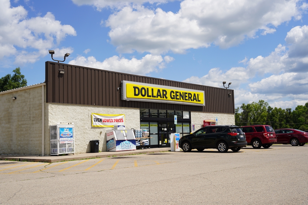 Dollar General convenience store serving the Ripon community in Wisconsin, USA on July 30th, 2023