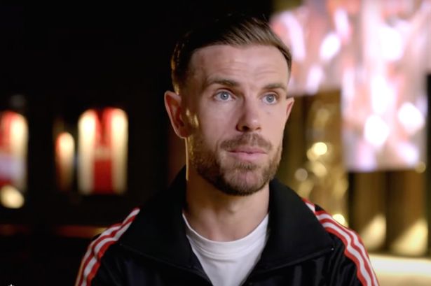 Ajax midfielder Jordan Henderson talking during a media interview