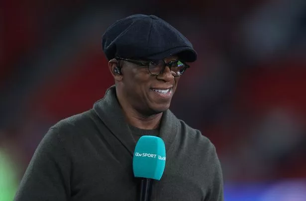 Ian Wright working for ITV