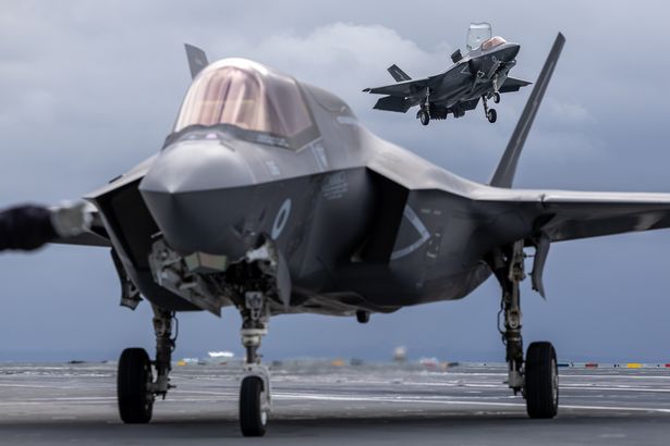 Deadly strike bomber - the UK F35B