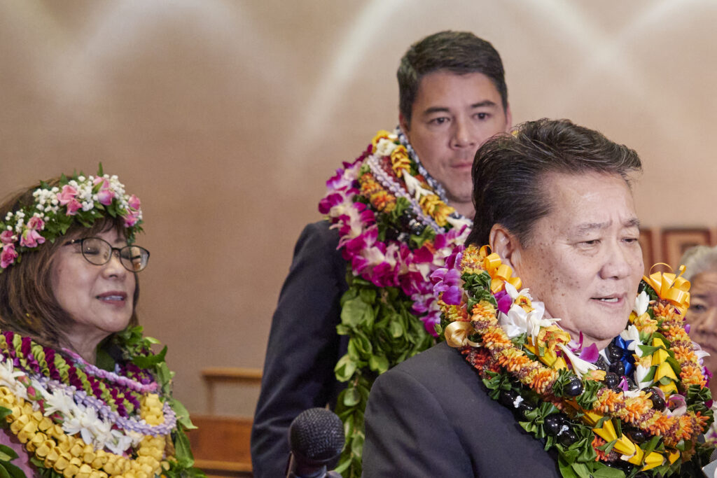 Opening Session of the 33rd Legislature January 15th, 2025. Scenes from the opening session of the House of Representatives including the first Transgender Representative and a larger minority Caucus.(David Croxford/Civil Beat/2025)