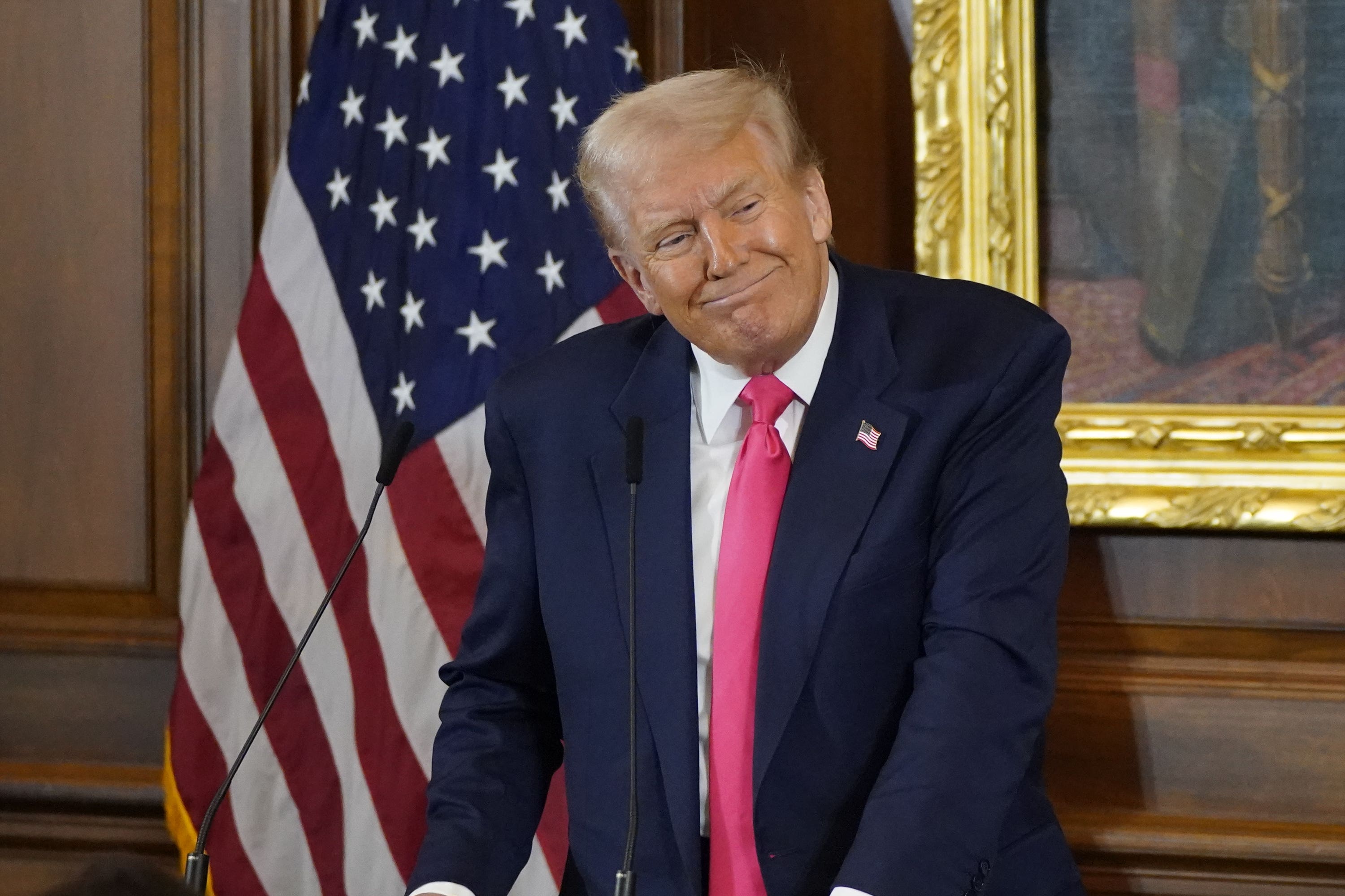 Donald Trum plans 100 per cent tariffs on foreign films (Niall Carson/PA)