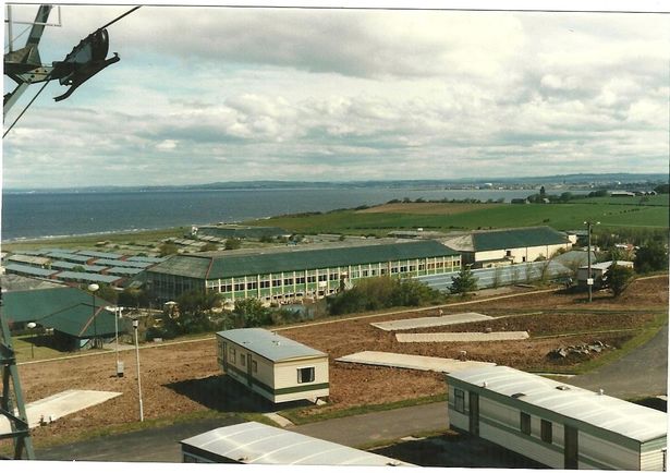 Picture shows British holiday camp 'Butlins Ayr'. Butlin's Ayr was a holiday camp located near Ayr in South Ayrshire, Scotland. When originally opened in 1946, it was named Butlin's Ayr, but in 1987 was renamed Wonderwest World. It closed in 1998 and re-opened in 1999 under the management of Haven Holidays who renamed it Craig Tara.
