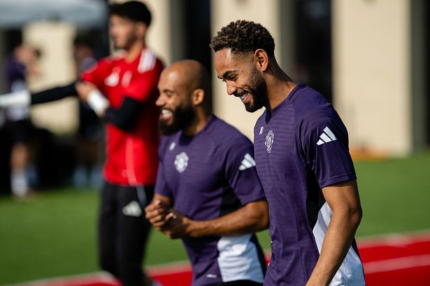 Manchester United pair Bryan Mbeumo and Matheus Cunha