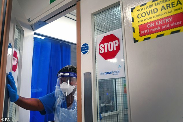 A ward for Covid patients at King's College Hospital in London in 2021. As the Covid pandemic took hold in 2020, global stock markets plunged - but some investment funds did well