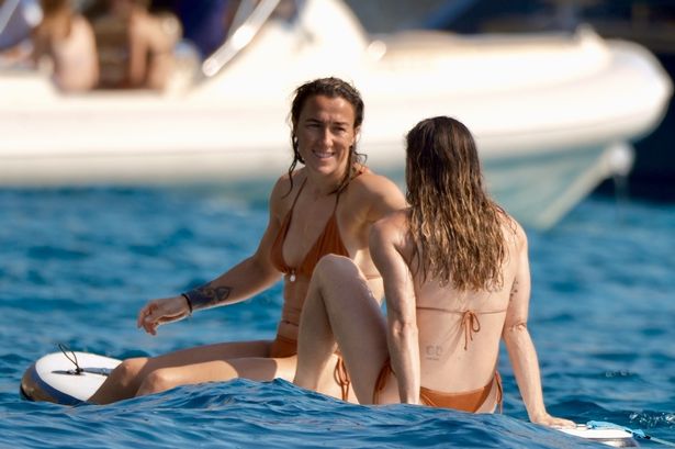 Lucy Bronze and Ona Batlle enjoy a sun-soaked Ibiza day