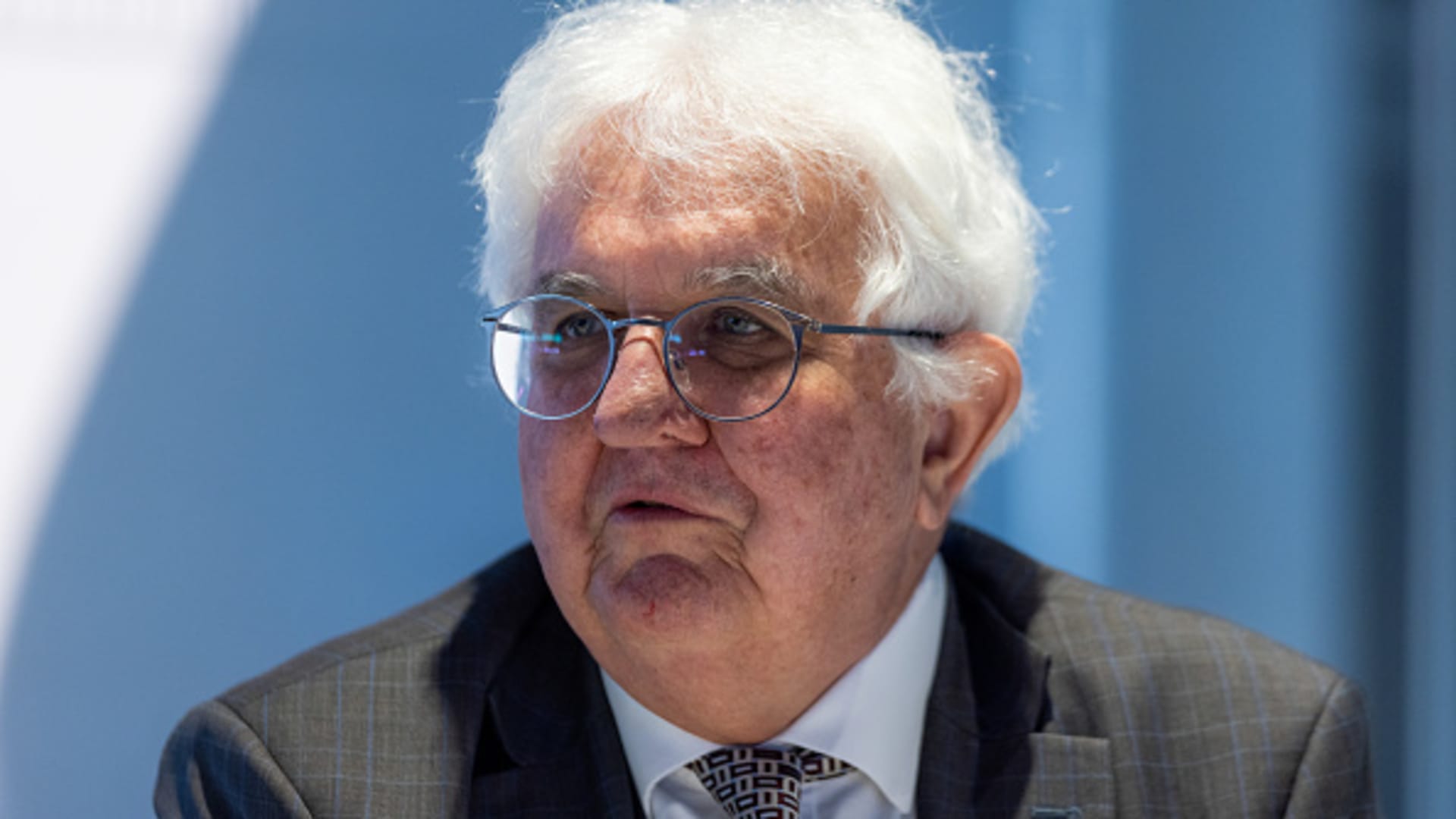 Robert Holzmann, governor of Austria's central bank, during an interview in London, UK, on Monday, April 29, 2024. 