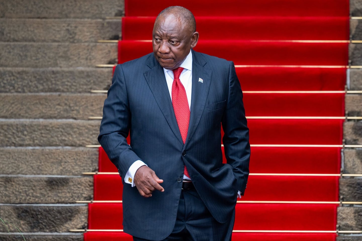 South African President Cyril Ramaphosa.
