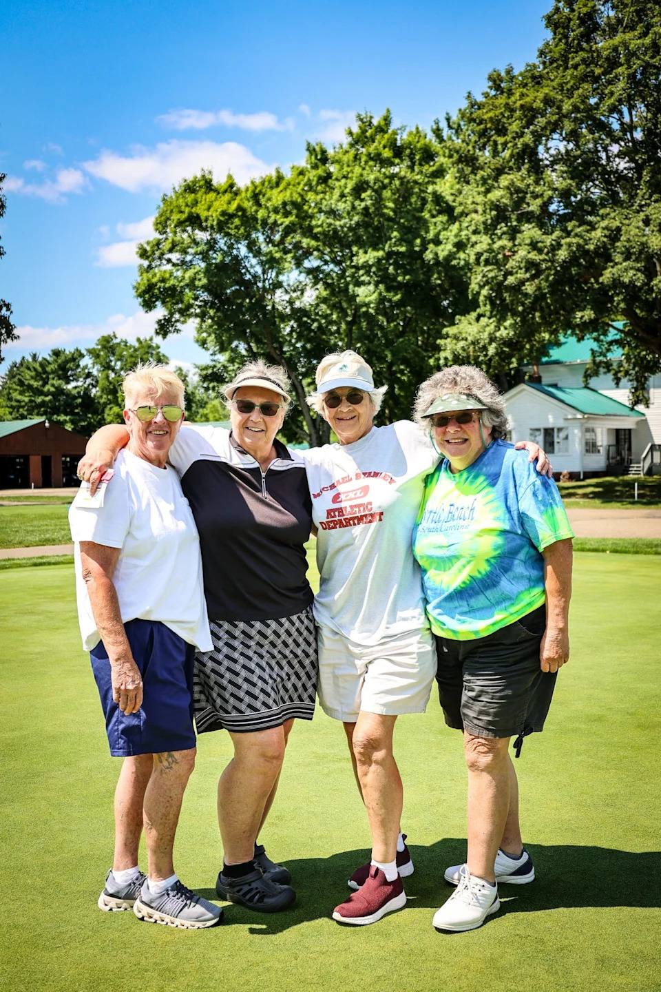 Winners in the Bridgestone division in the 2025 Carnation Scramble golf outing included Stephanie Heitz, Kathi Kassinger, Cindy Mani and Cathy Milne, who scored 66. The divisions in the outing were named after golf equipment companies.