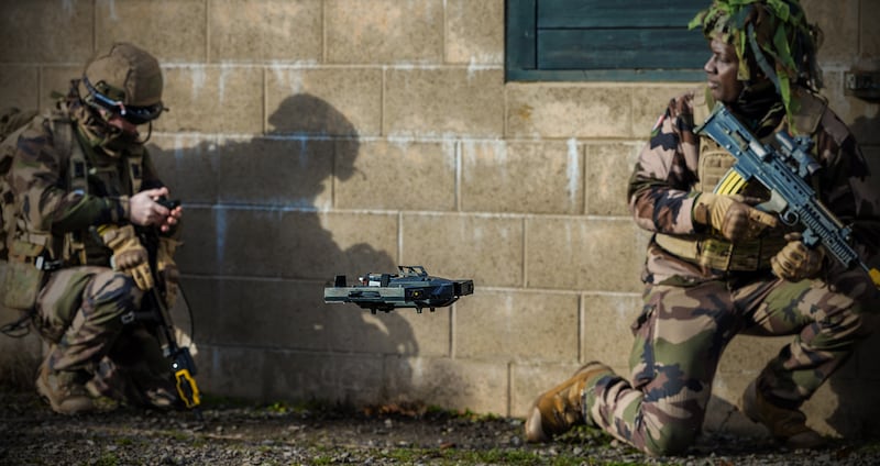 Image of Xtender drone system, as featured in a press kit available on its website. Photograph: Xtend 