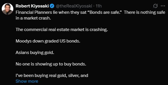 Robert Kiyosaki Market Crash Prediction