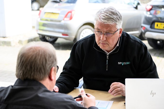 Signing a finance deal